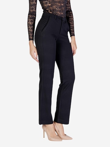 Bootcut Pantaloni 'ONLRAFFY-YO LIFE MID STR TLR NOOS 15265049' di ONLY in nero