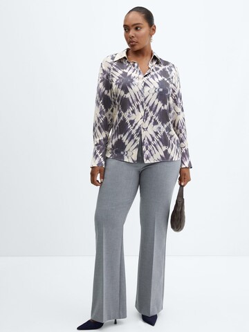 MANGO Blouse 'PRISMA' in Lila: voorkant