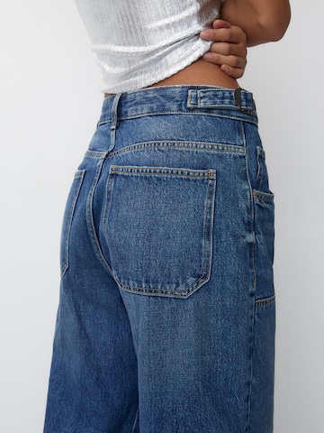 Regular Jeans de la Pull&Bear pe albastru