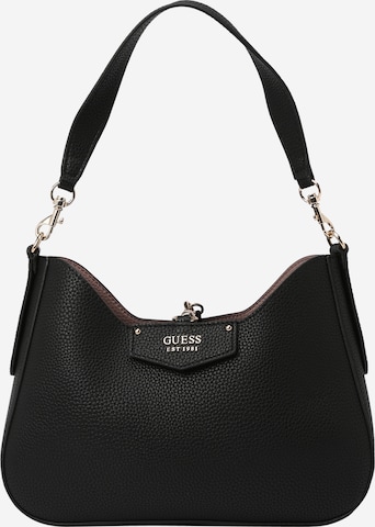 Borsa a spalla 'Brenton' di GUESS in nero: frontale