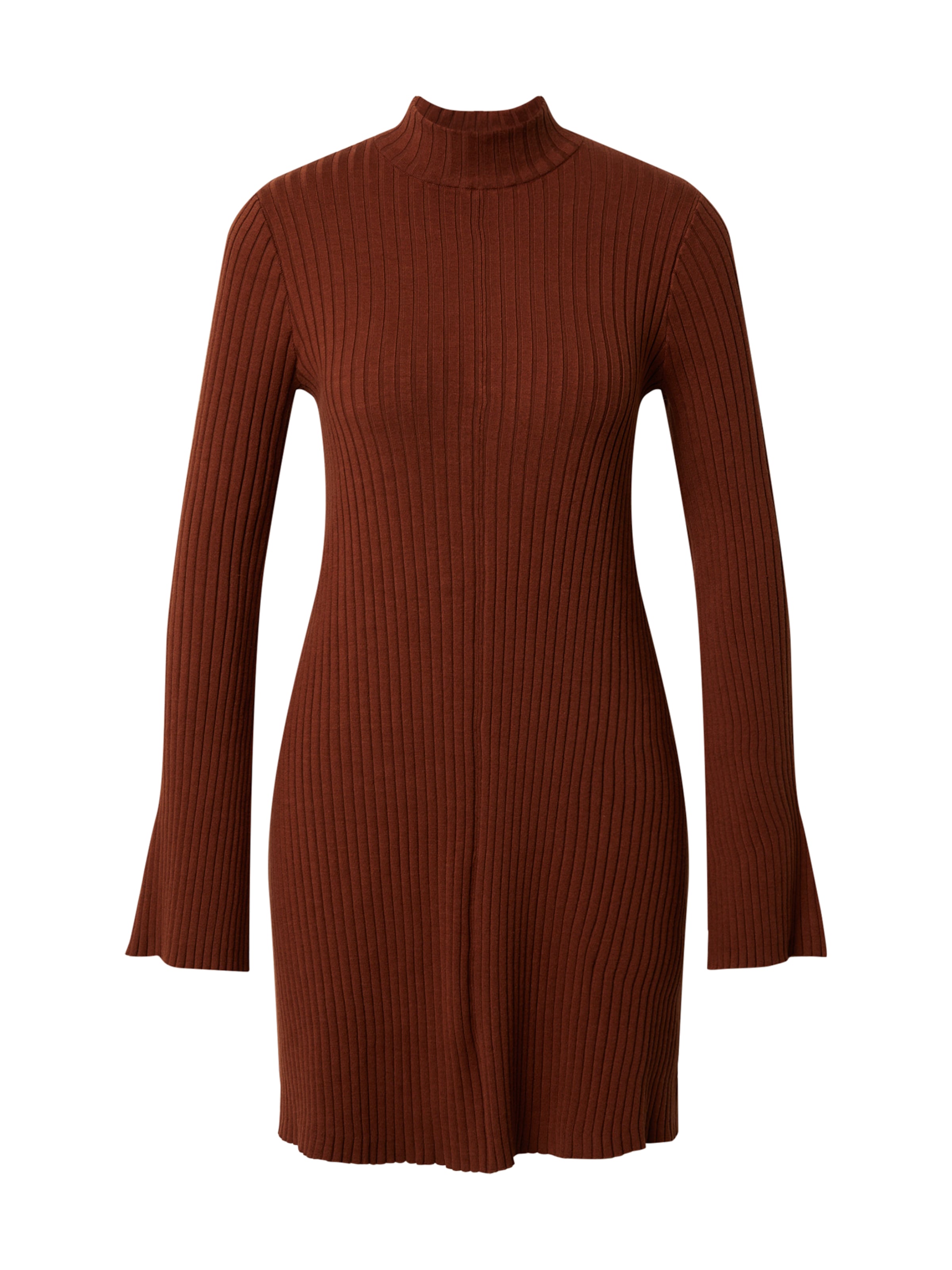 EDITED Šaty 'Madalyn' - Hnedá: predná strana