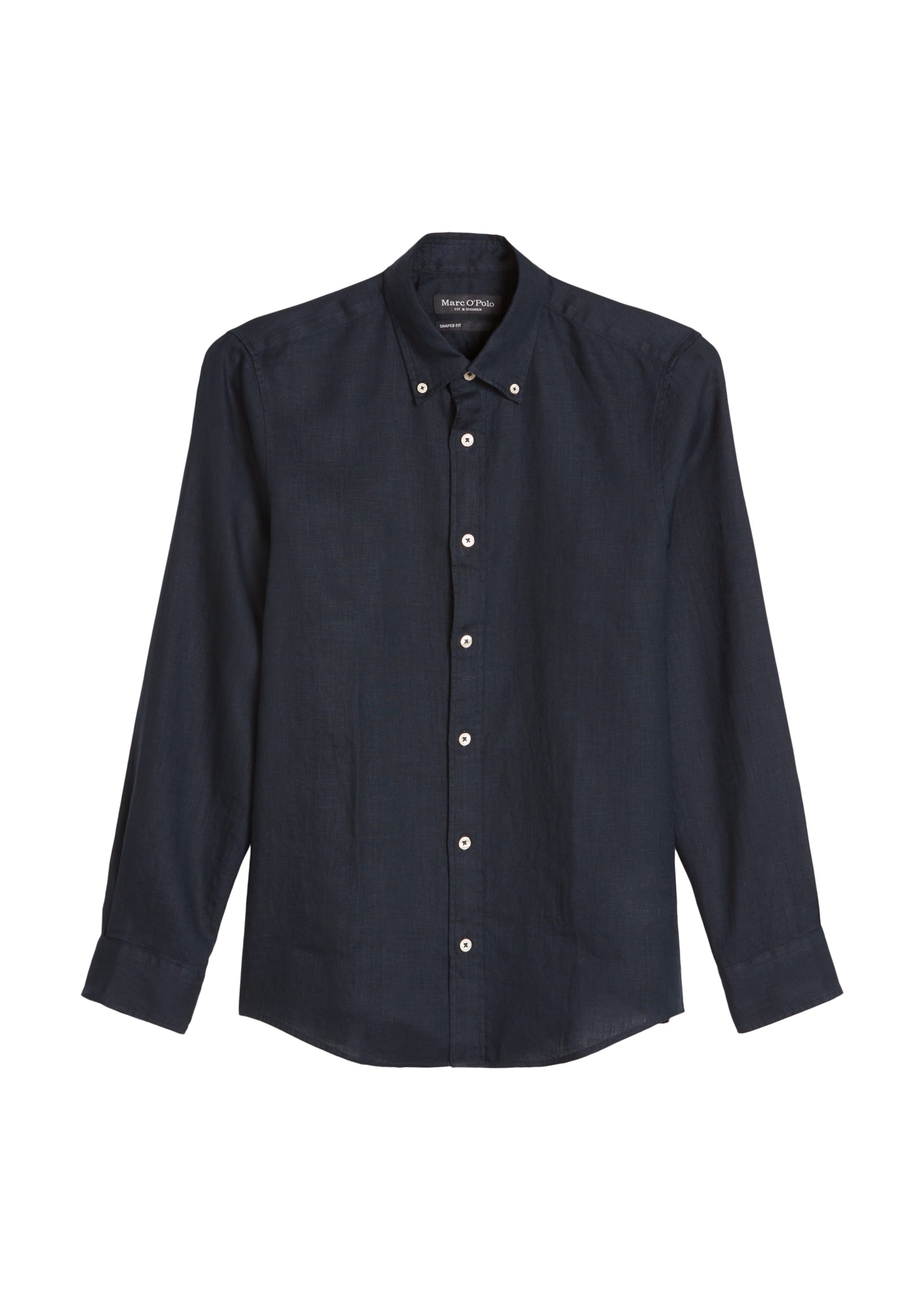 Marc O'Polo Regular fit Overhemd in Blauw: voorkant