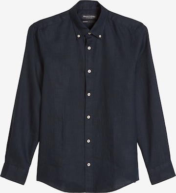 Coupe regular Chemise Marc O'Polo en bleu : devant
