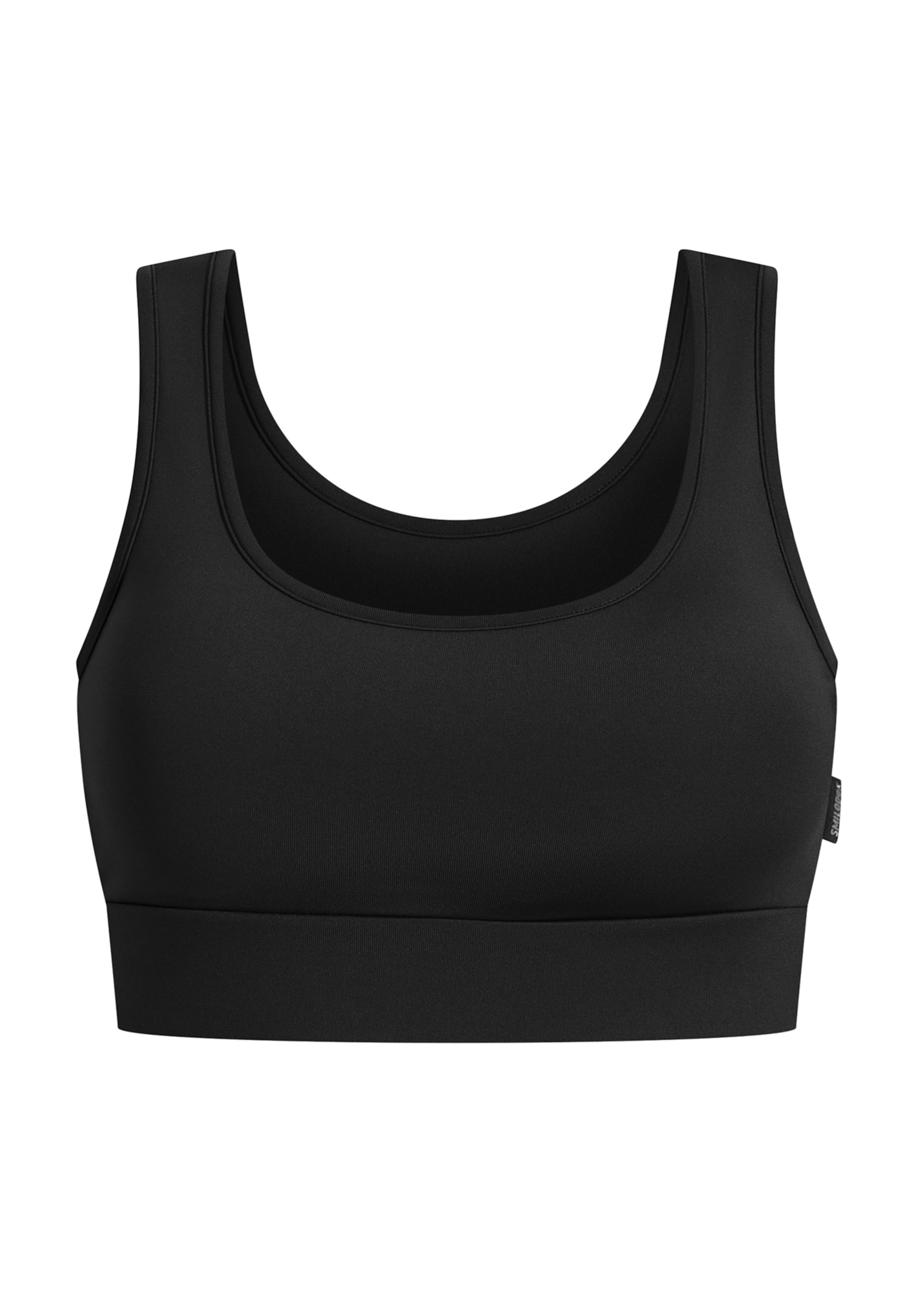 Smilodox Sporttop ' Debby ' in Zwart: voorkant