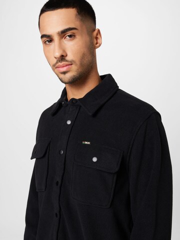 DEUS EX MACHINA Fleece jas 'Luther' in Zwart