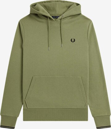 Fred Perry Sweatshirt in Green: front