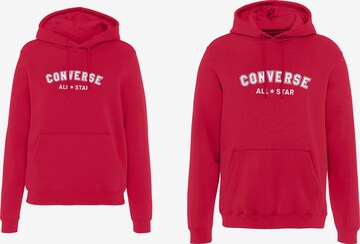 CONVERSE Sweatshirt in Red: front
