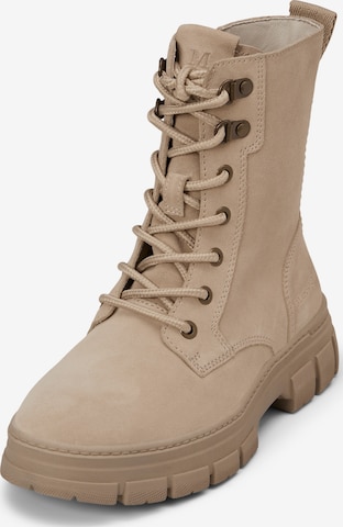 Marc O'Polo Schnürstiefelette 'Josy' in Beige: Vorderseite