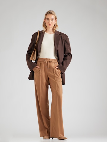 Wide Leg Pantalon à plis 'ELLA-3' BOGNER en marron