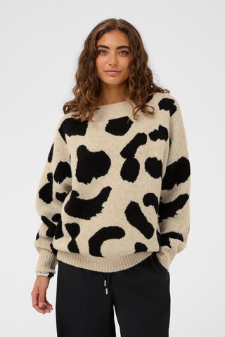 CULTURE Trui 'CUAlmi' in Beige: voorkant