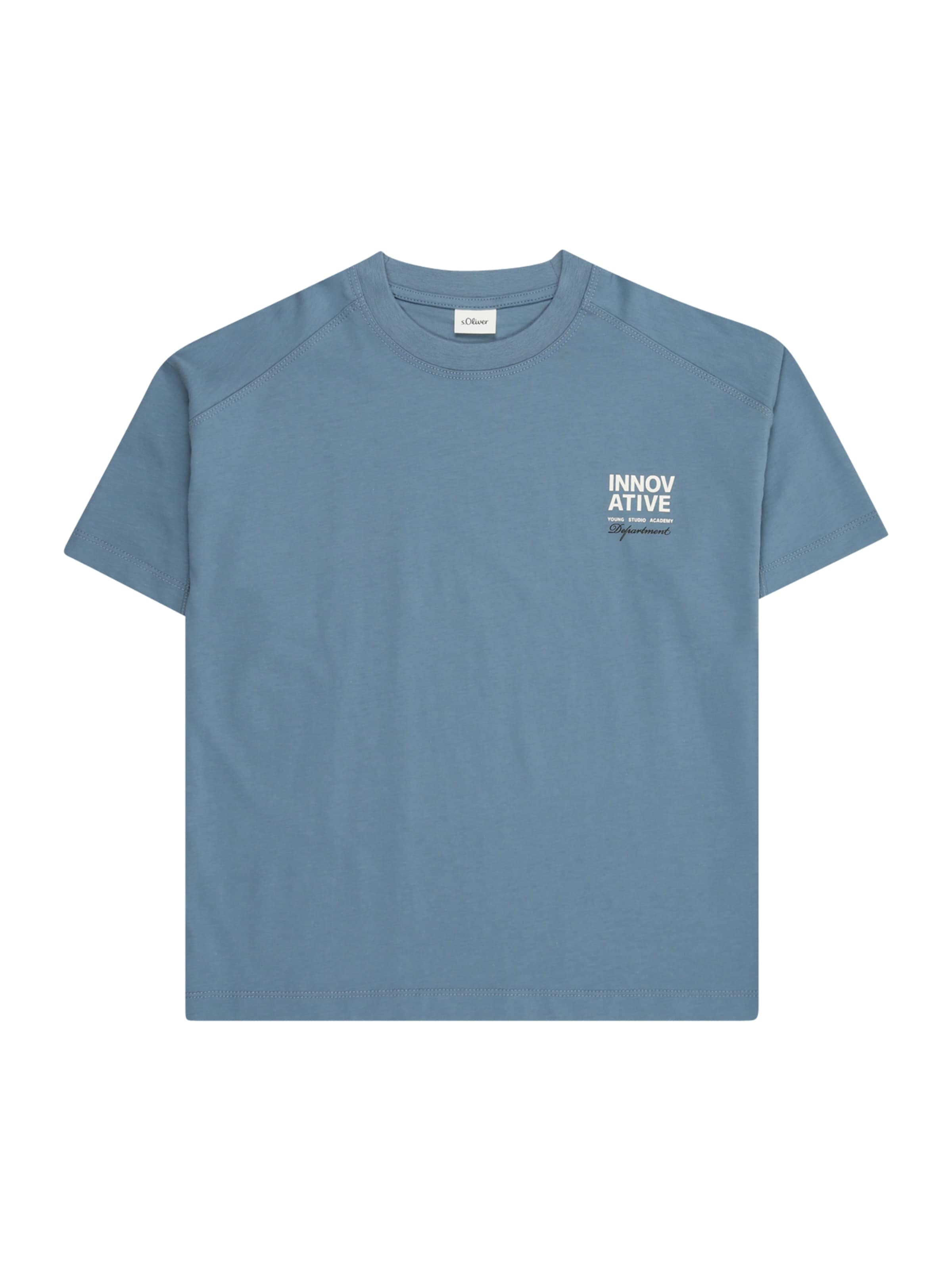 zils s.Oliver T-Krekls: no priekšpuses