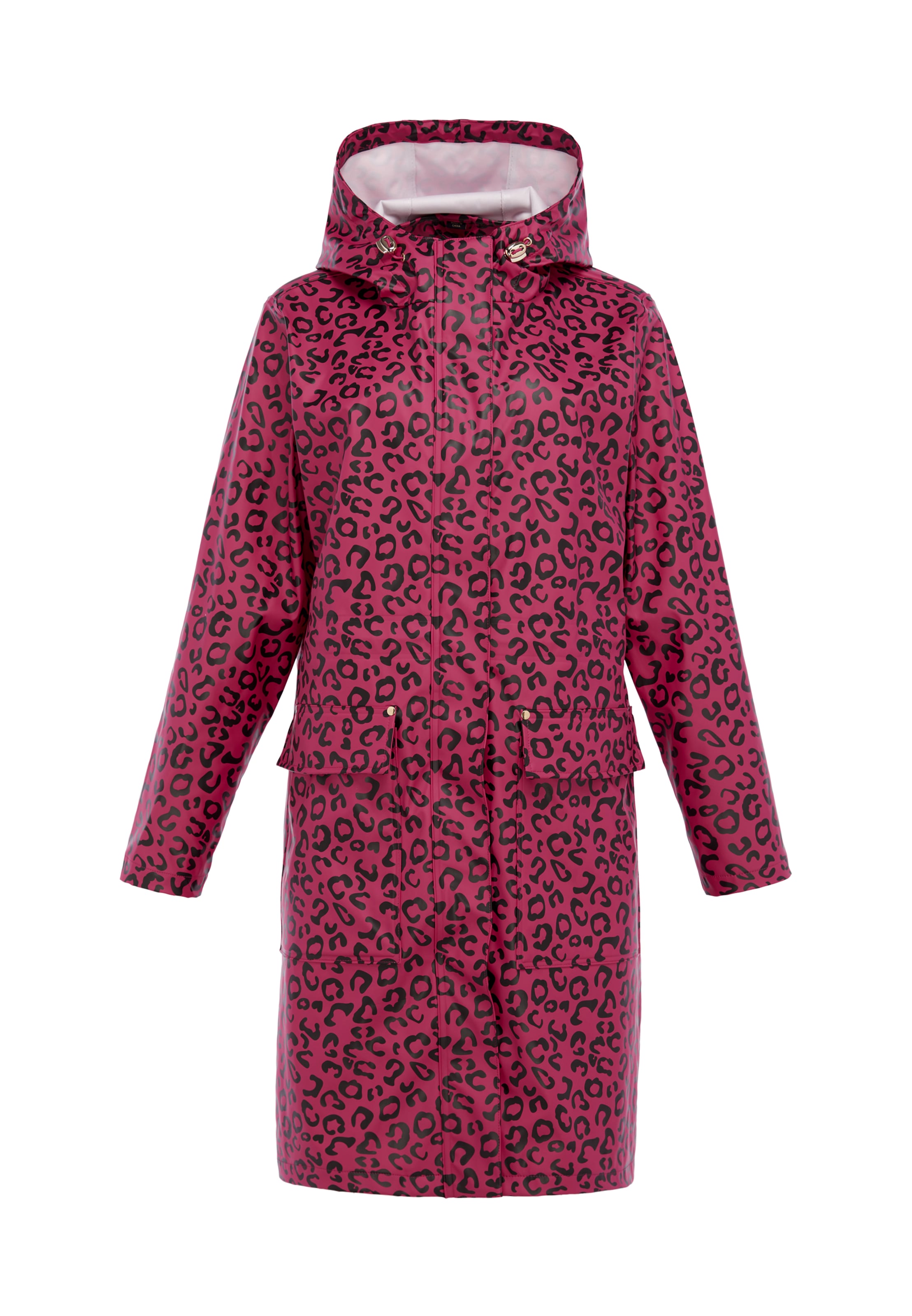 Manteau fonctionnel faina en rose : devant