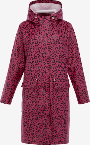Manteau fonctionnel faina en rose : devant