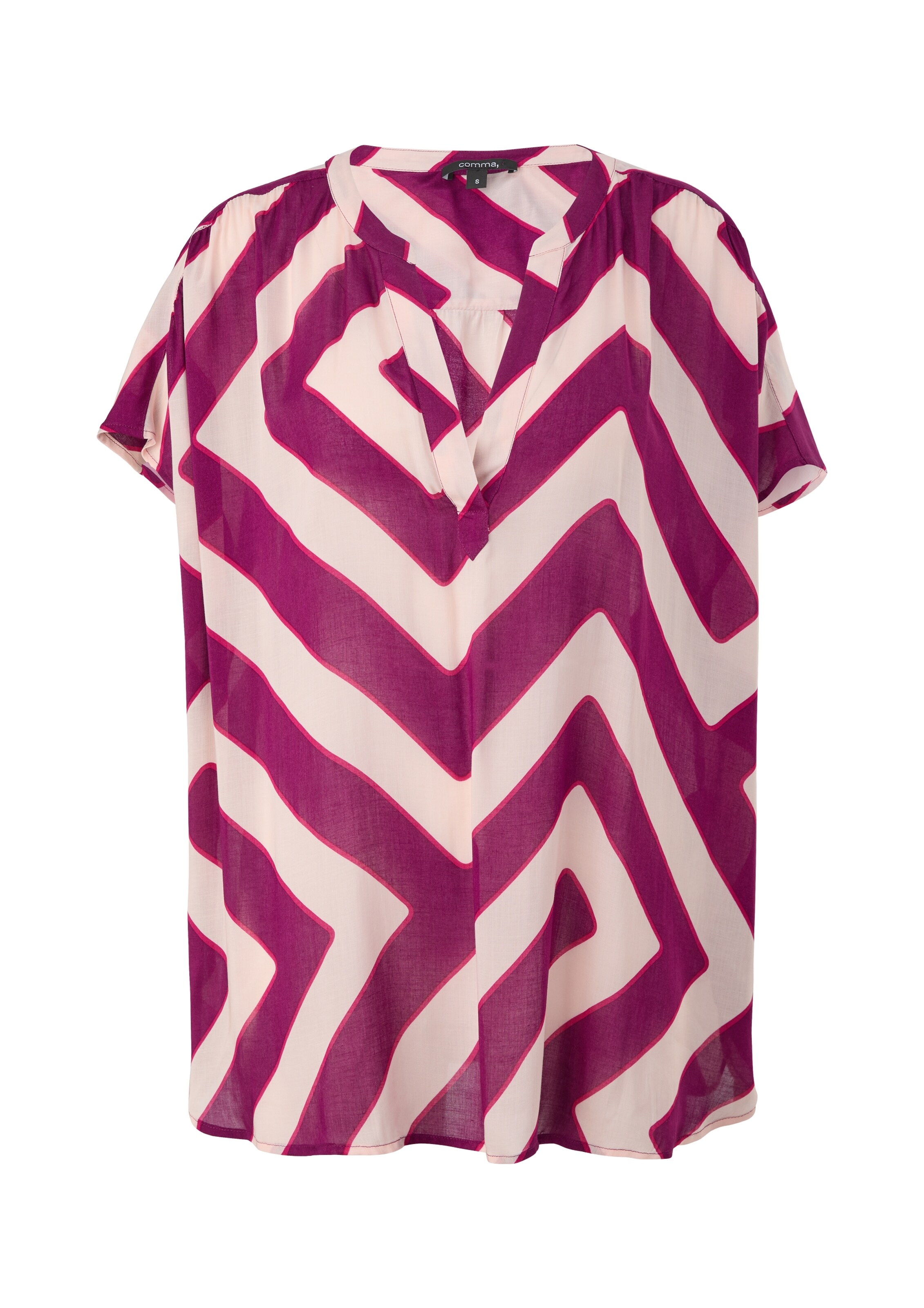 Chemisier COMMA en rose : devant