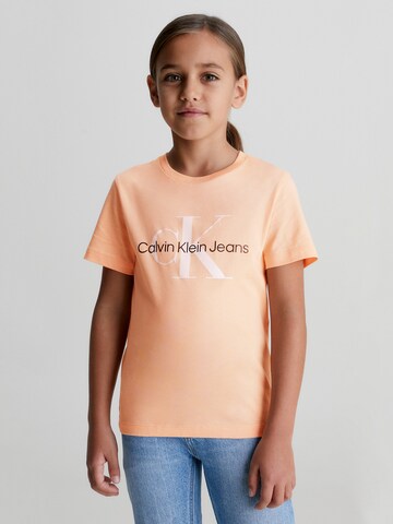 Calvin Klein Jeans Shirt in Oranje