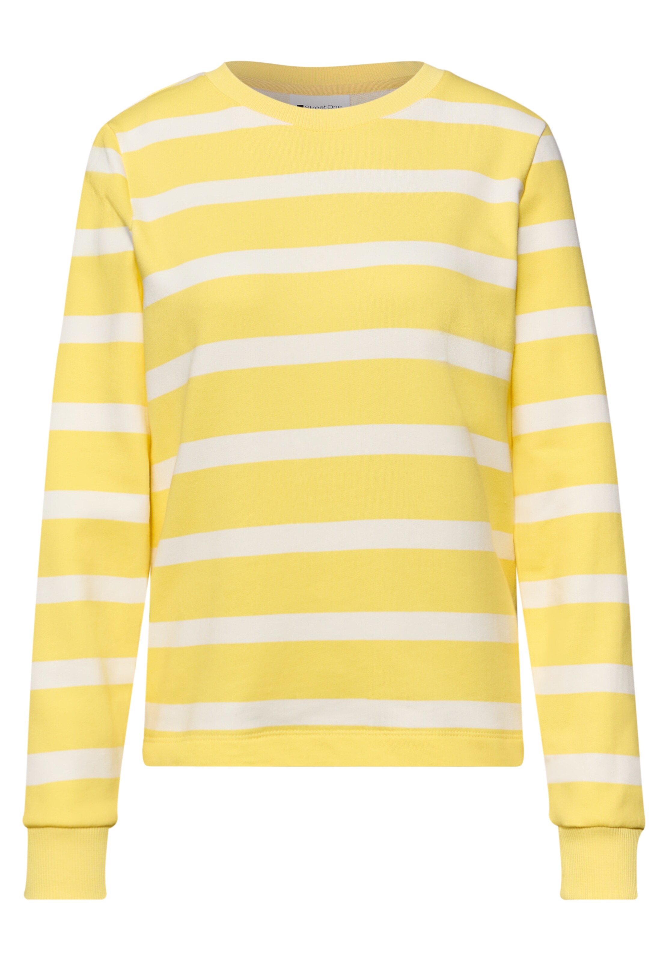 STREET ONE Sweatshirt in Yellow: front