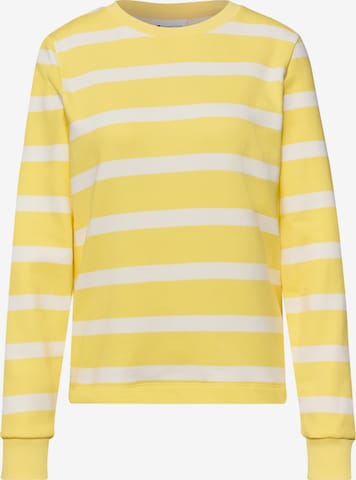 STREET ONE Sweatshirt in Yellow: front