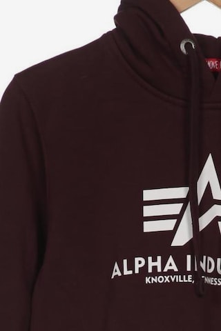 ALPHA INDUSTRIES Kapuzenpullover XS in Rot