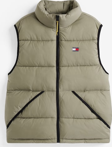 Tommy Jeans Kamizelka w kolorze zielony: przód