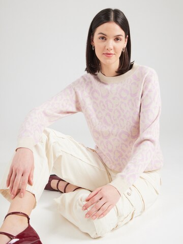 VILA Sweater 'VIRil' in Purple: front
