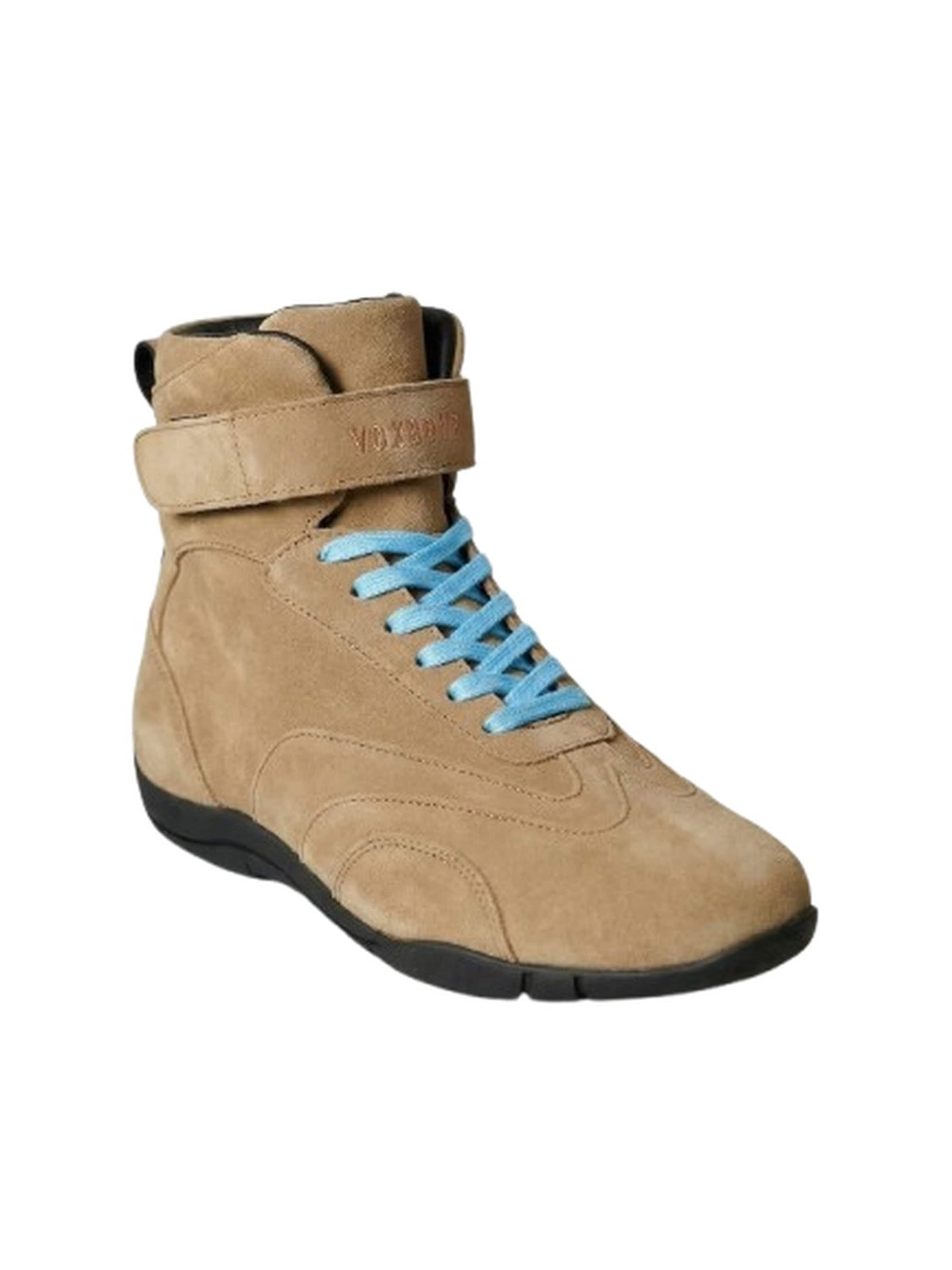 Yoxeone - Zapatillas deportivas altas 'Pat Moss Boots' en beige: frente