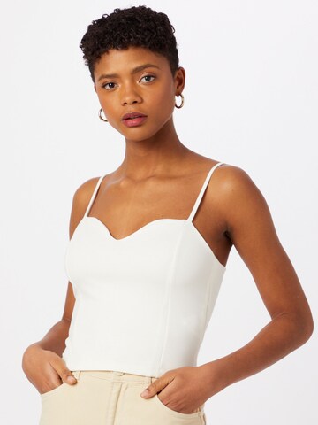 ABOUT YOU Top 'Charis' in White: front