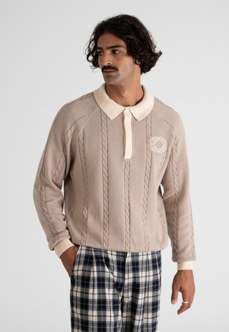 Prohibited Sweater 'Legacy' in Beige: front