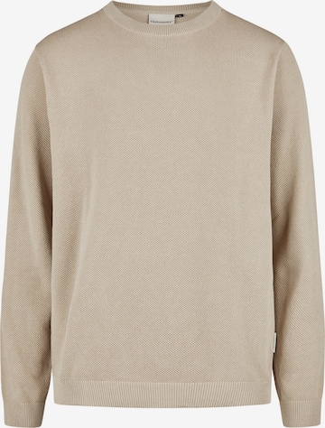 Cleptomanicx Pullover 'Crewneck Grower' in Grau: Vorderseite