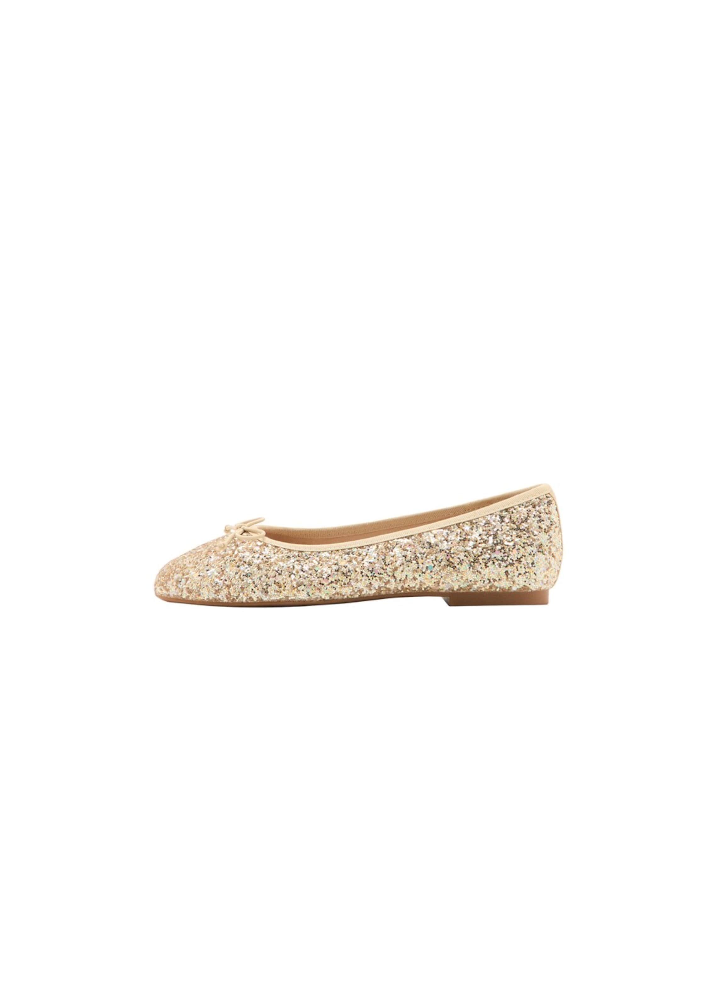 MANGO KIDS Ballet Flats 'Glit' in Gold, Item view