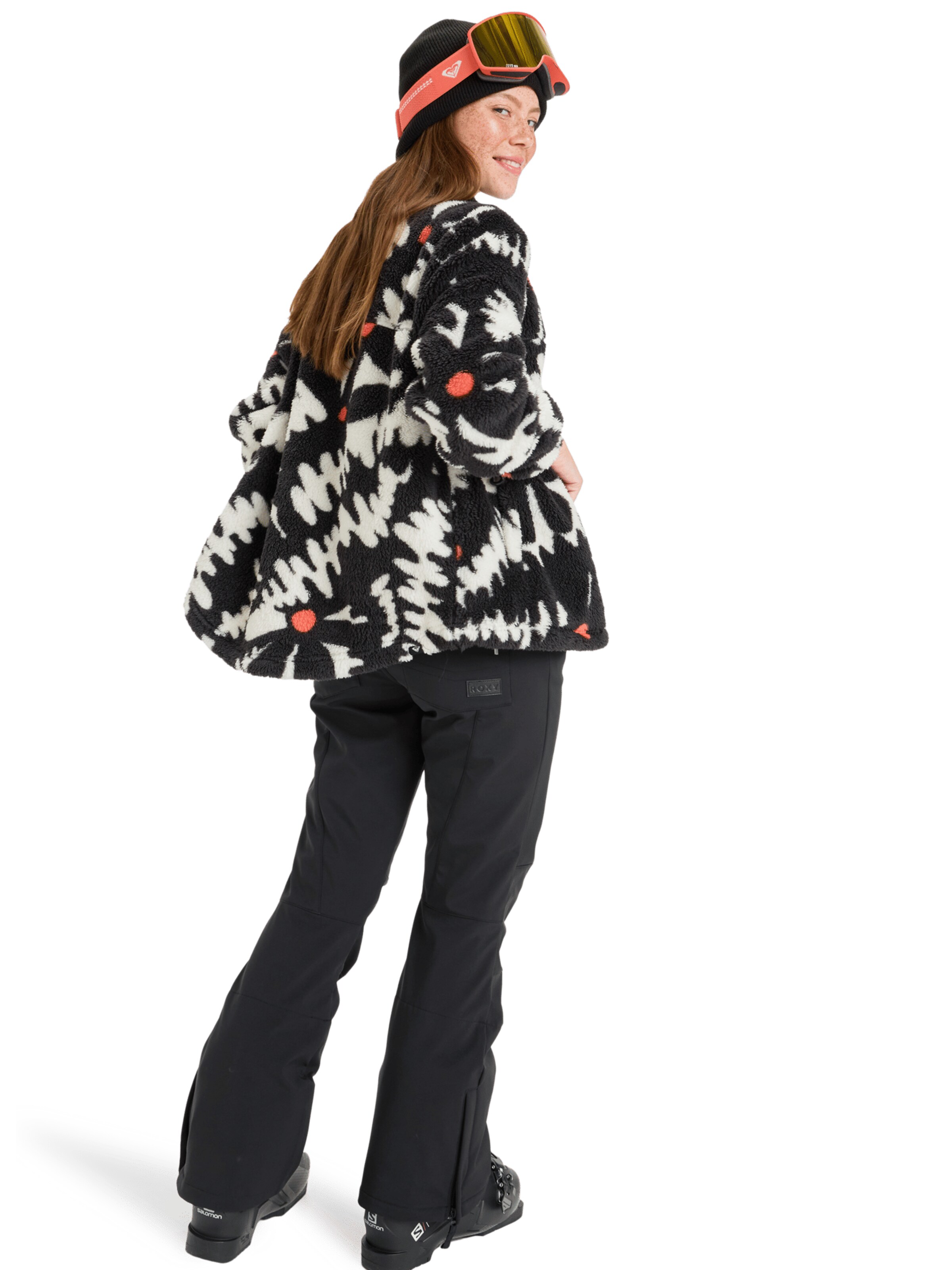 ROXY Regular Sporthose 'Rising High' in Schwarz