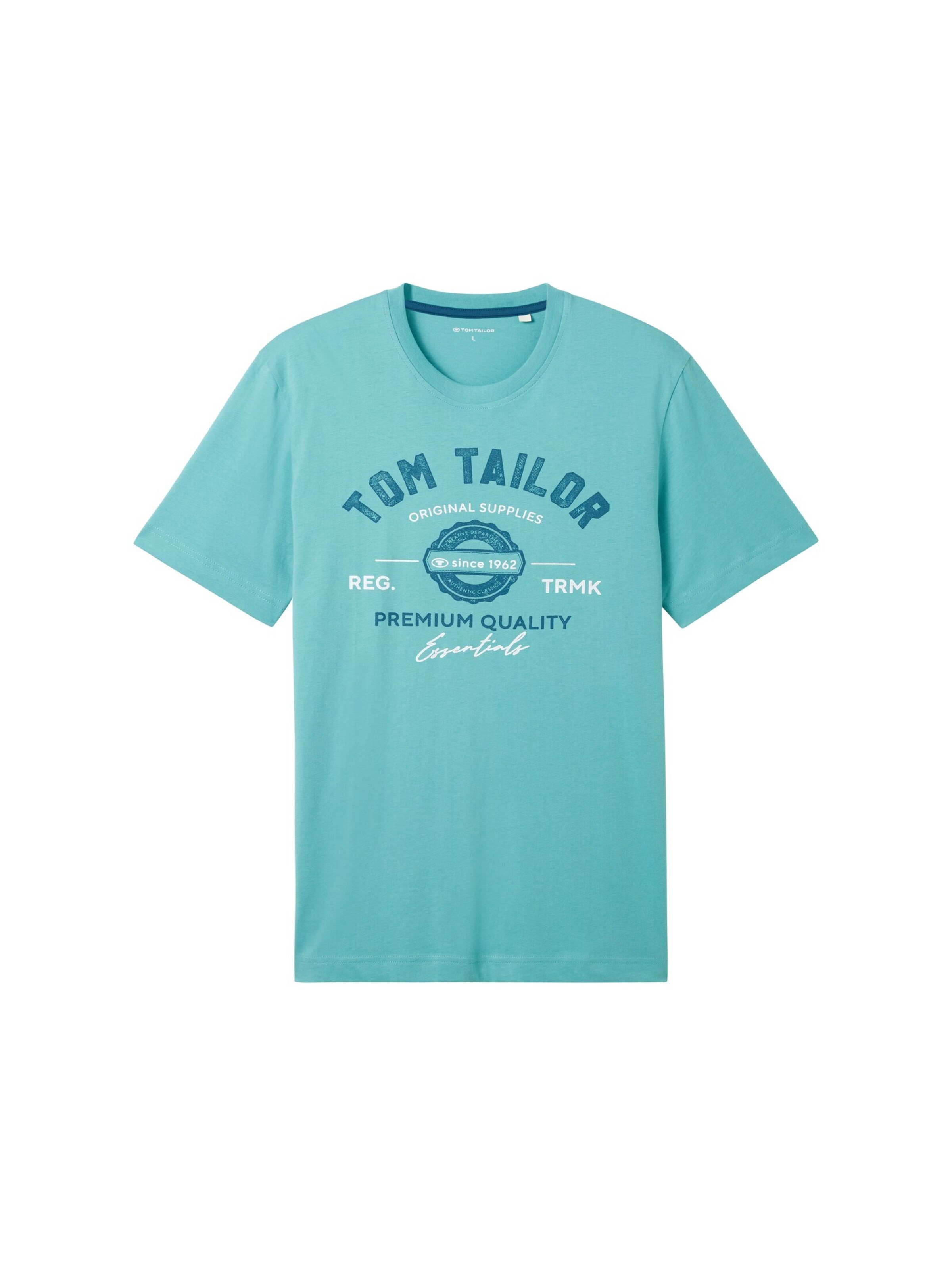 T-Shirt TOM TAILOR en bleu : devant