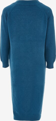 Rochie tricotat de la RISA pe albastru