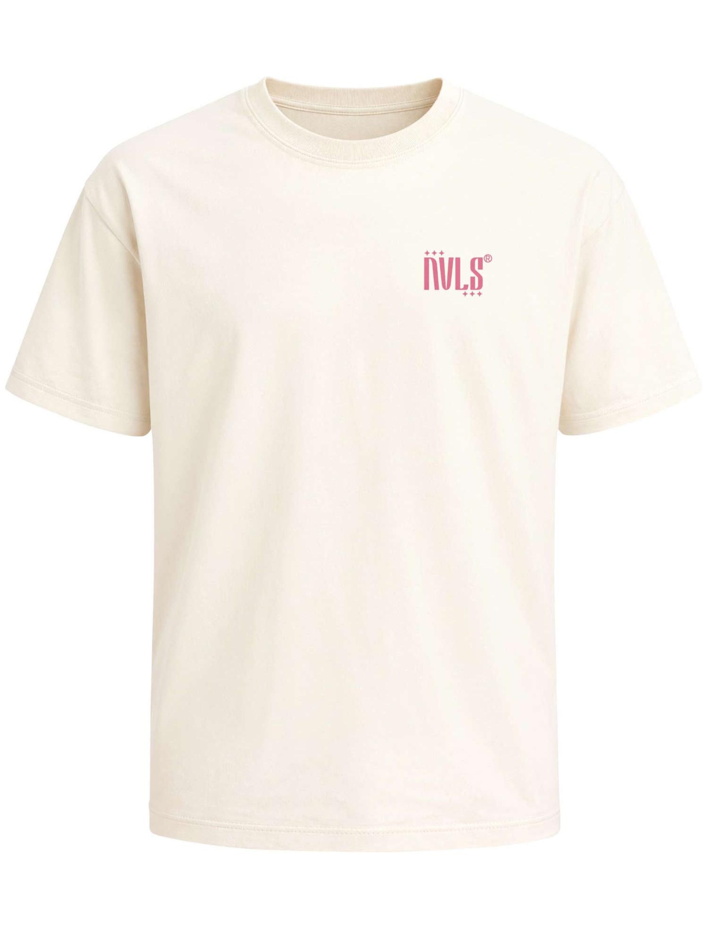 Neverless Shirt 'Cherry Blossom' in Beige: front