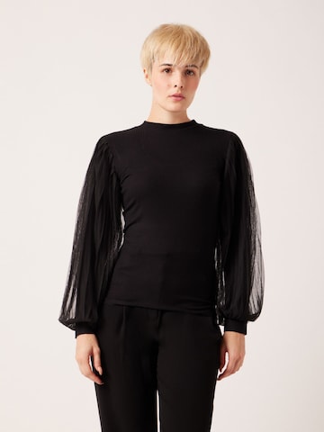 NAF NAF Blouse 'Odilya' in Zwart: voorkant