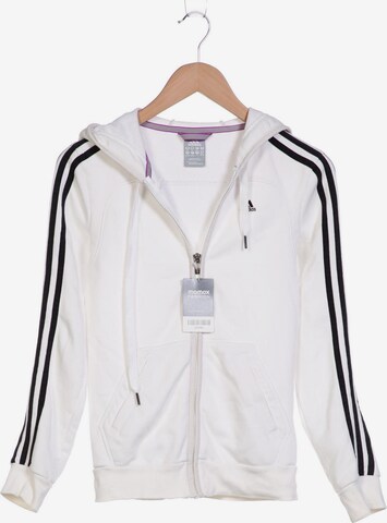 ADIDAS PERFORMANCE Sweatshirt & Zip-Up Hoodie in XXXS-XXS in White: front