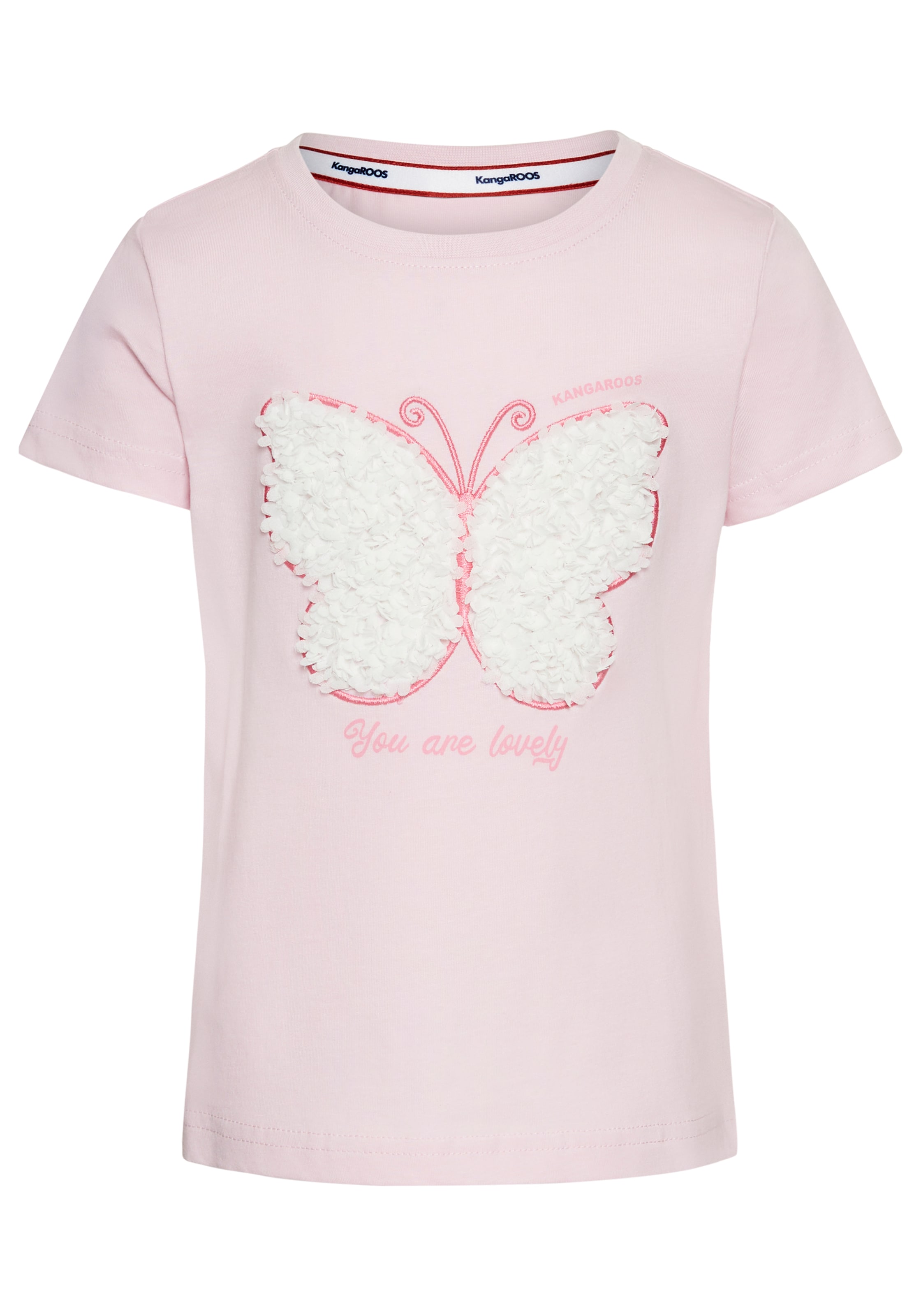 KangaROOS Shirt in Pink: front