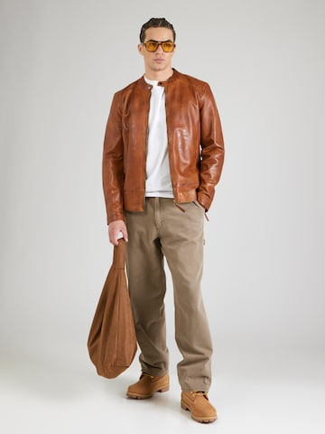 FREAKY NATION Between-Season Jacket 'Remo' in Brown