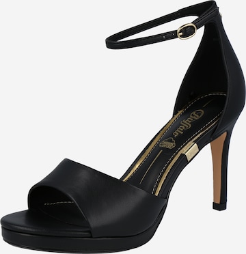 BUFFALO Strap sandal 'Ronja' in Black: front