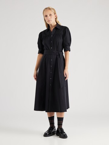 Polo Ralph Lauren Shirt dress in Black: front