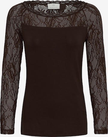 Kaffe Shirt 'Lacy' in Bruin: voorkant