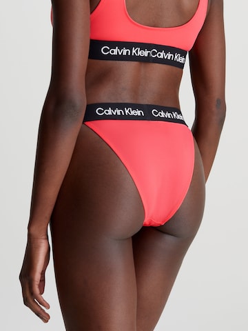 Calvin Klein Swimwear Bikini Bottoms in Orange