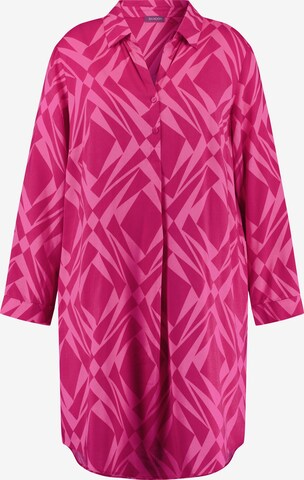 SAMOON Shirt dress in Pink: front