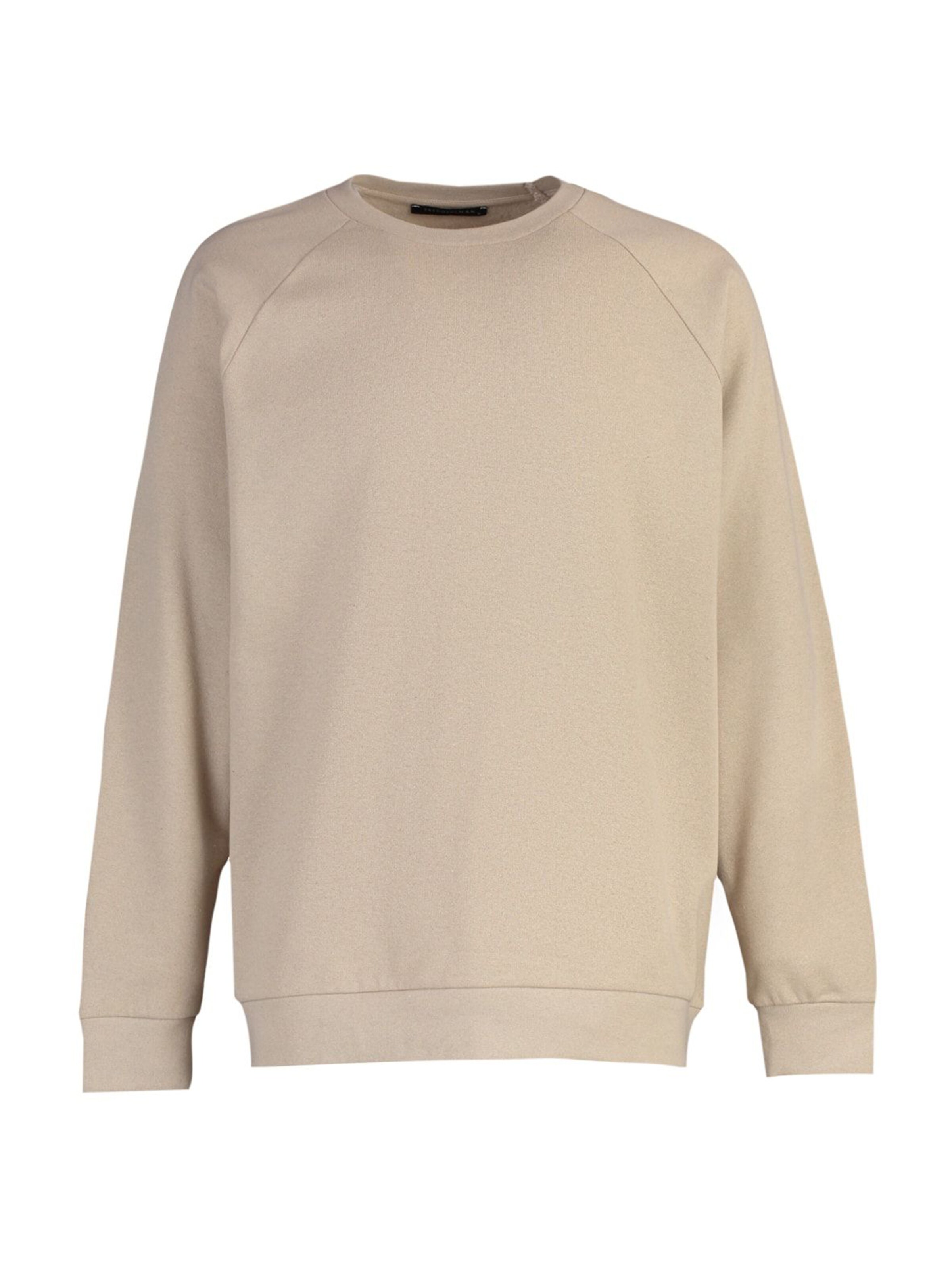 Trendyol Sweatshirt in Beige: front