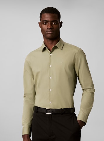 Calvin Klein Slim fit Ing - zöld: elől