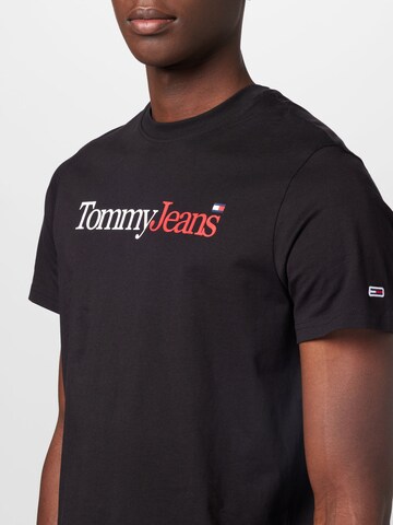 Tommy Jeans قميص بلون أسود