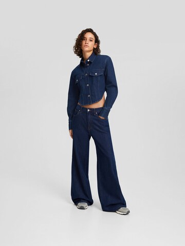 Bershka Tussenjas in Blauw