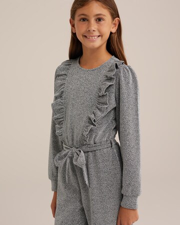 WE Fashion Overall in Silver
