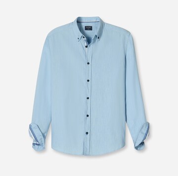 OLYMP Regular Fit Hemd in Blau: Vorderseite