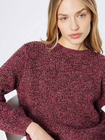 Pullover di comma casual identity in lilla