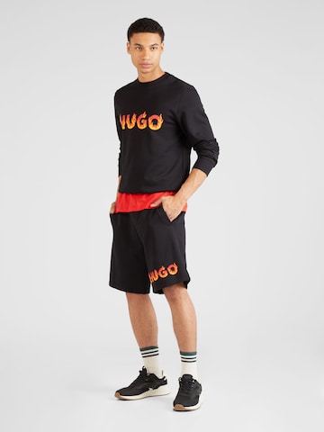 HUGO - Sweatshirt 'Ditmo' em preto